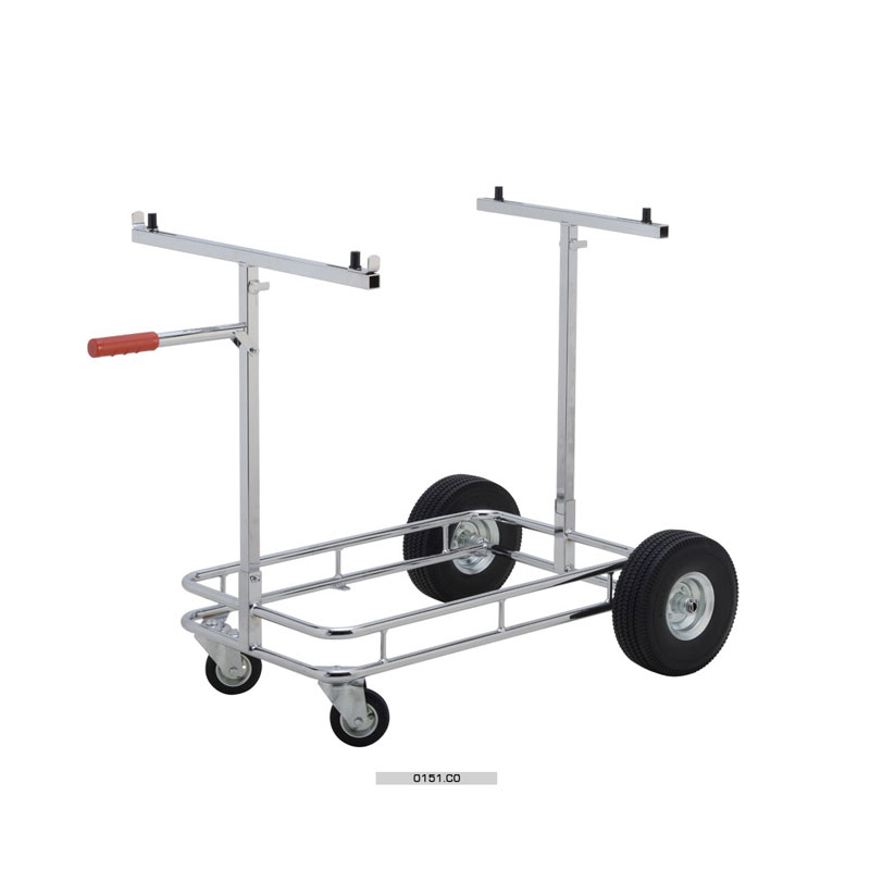 Chrome -Plated Kart Trolley